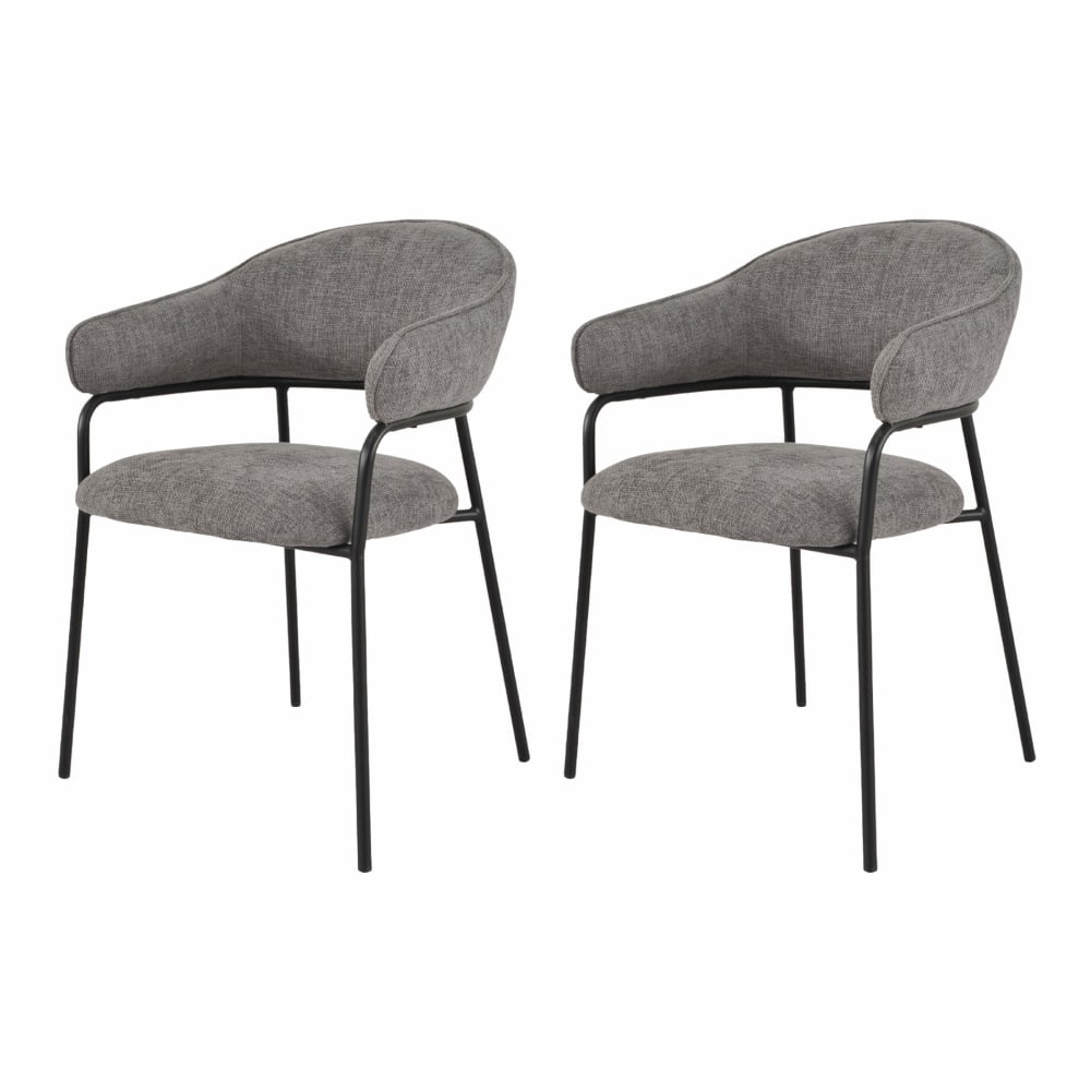 Ensemble de 2 chaises - grises
