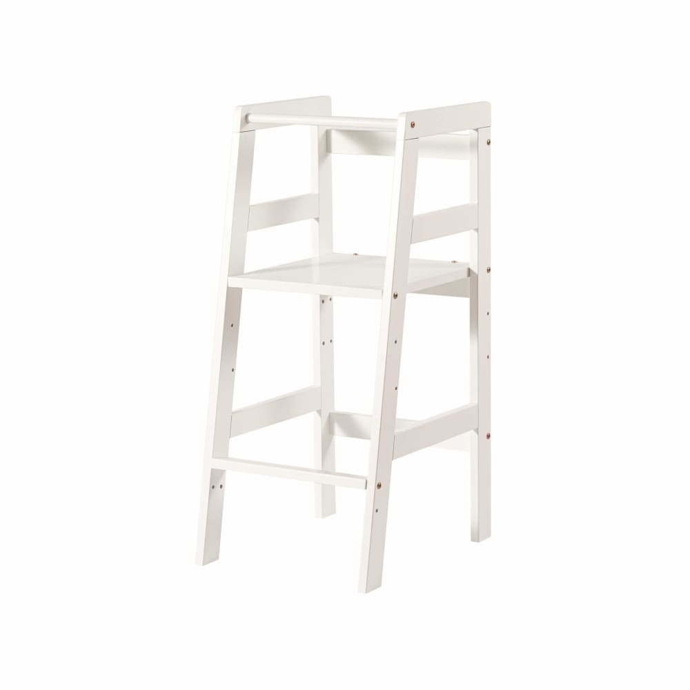 Tour d'apprentissage Montessori en bois blanc (Mobili Rebecca) - Image 2