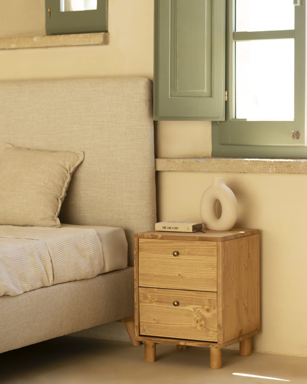 Nachttisch Aus Massivholz, 50,5x37,5cm - Maisons Du Monde