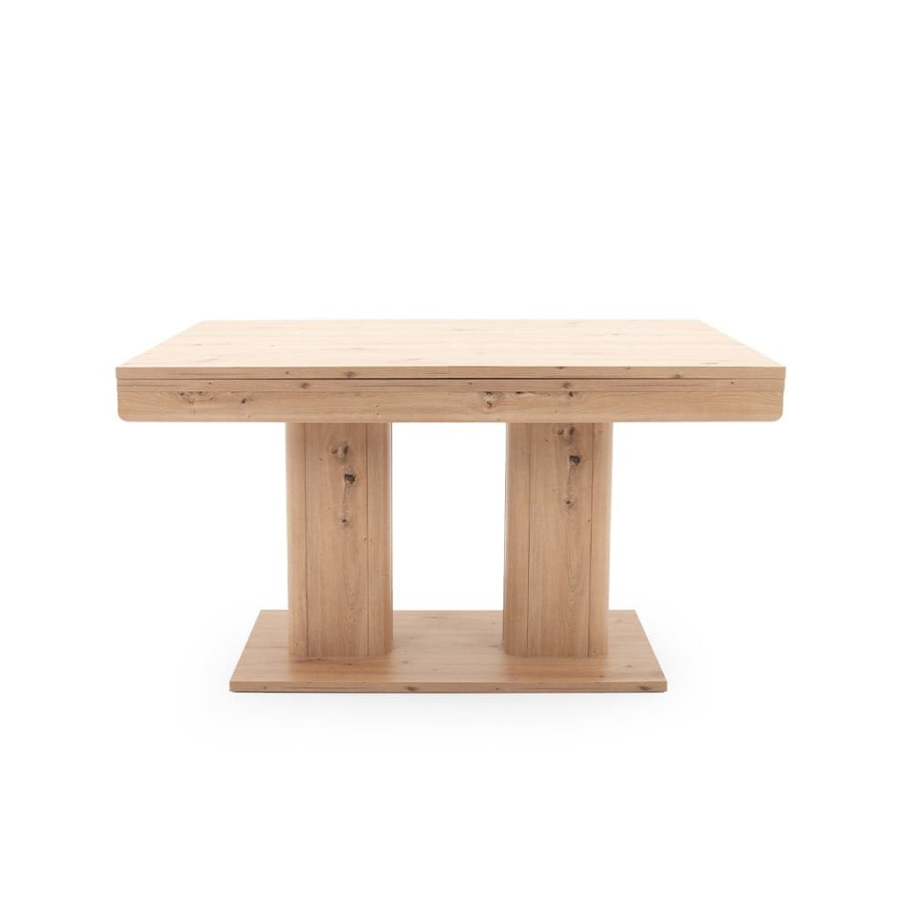 Calicosy Ausziehbarer Esstisch Dekor Artisan-Eiche L140-220 cm – HEIDELBERG style modern Beige Spanplatte