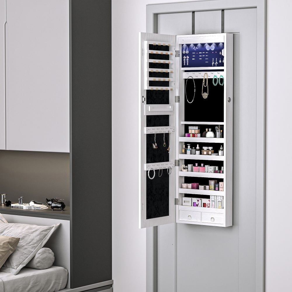 Spiegel-Schmuckschrank,aufhängbar&beleuchtet - Maisons Du Monde