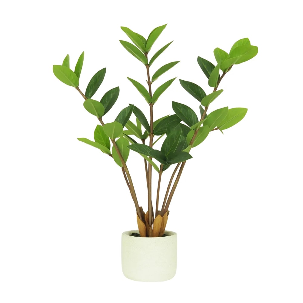 Plante verte zamioculcas artificiel 48cm Plante verte zamioculcas artificiel 48cm