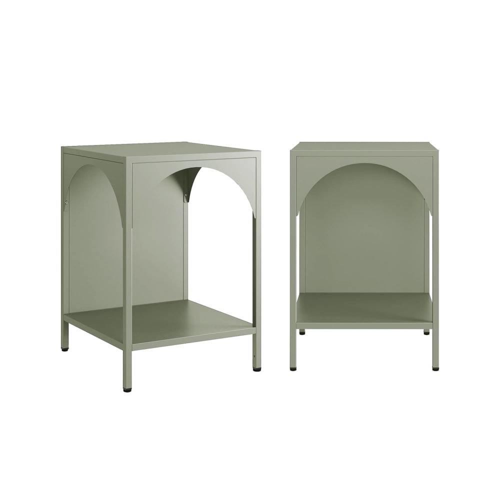 2er-Set Nachttische, Beistelltische grün - Maisons Du Monde
