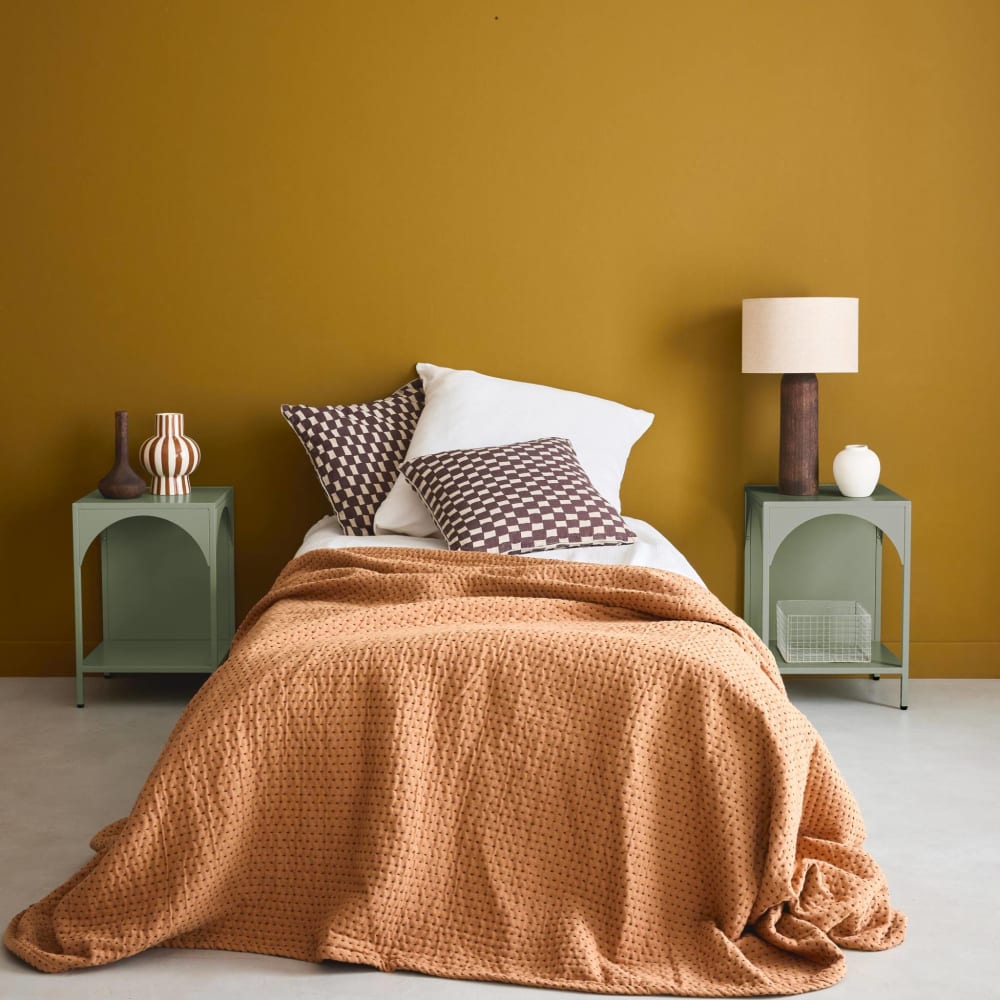 Lot de 2 tables de chevet, tables d'appoint vert