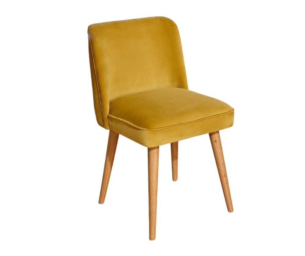 Lot de 2 chaises en hévéa