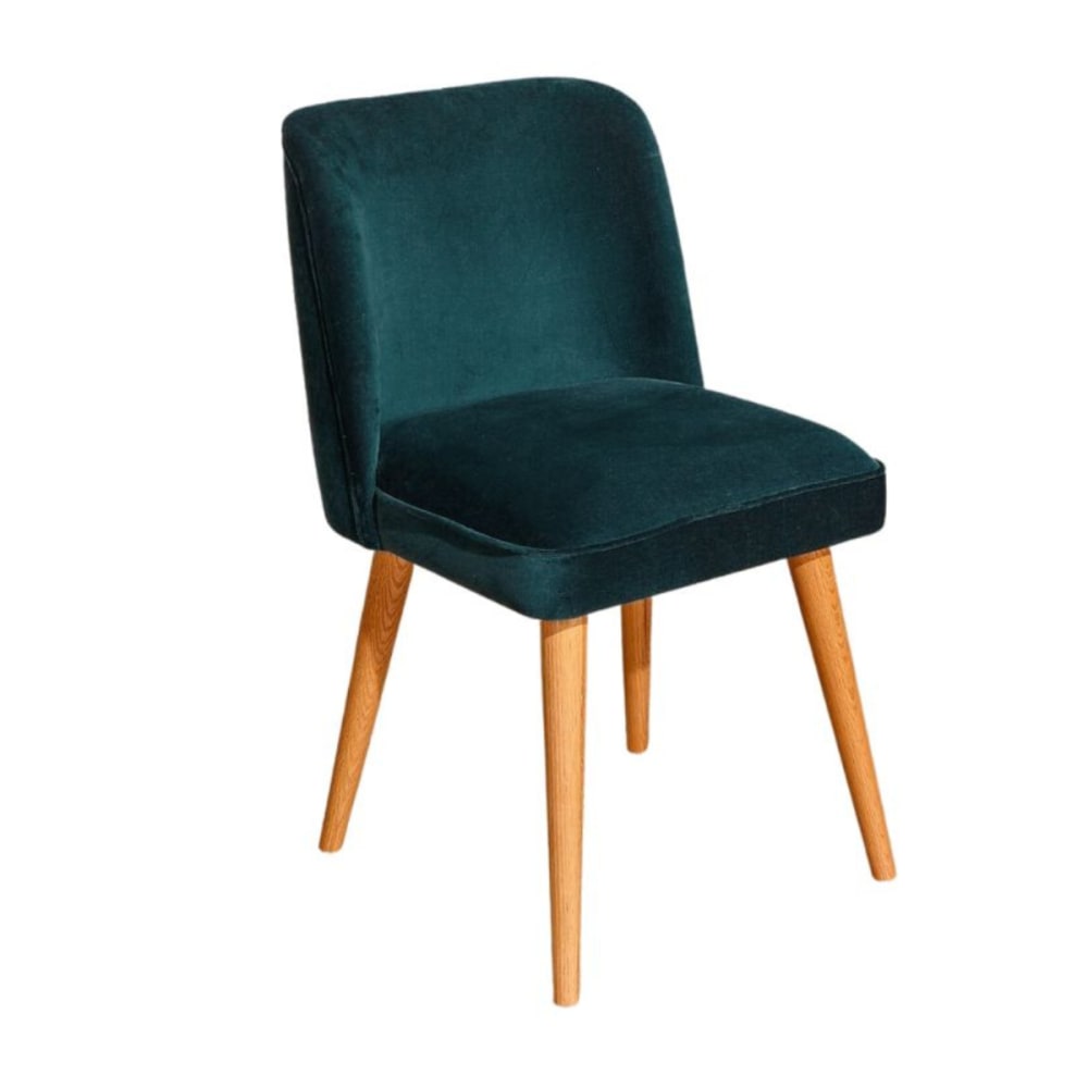 Lot de 2 chaises en hévéa