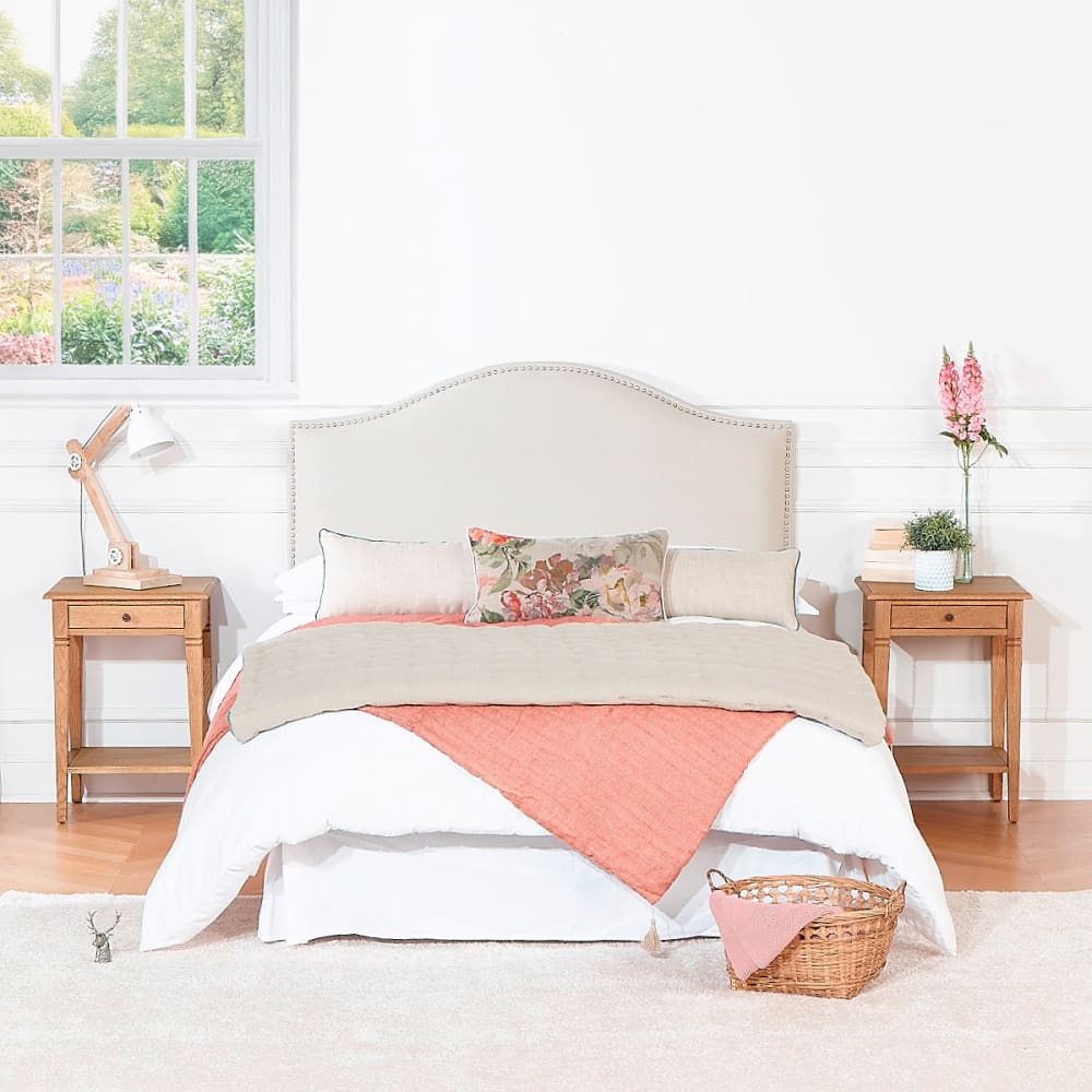 Table de chevet en chêne style shabby chic bois