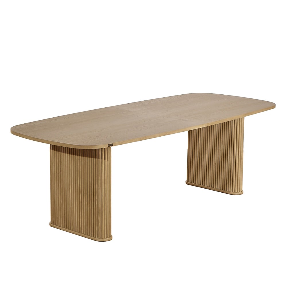 Table rectangulaire en chêne, 10 couverts noire Table rectangulaire en chêne, 10 couverts noire