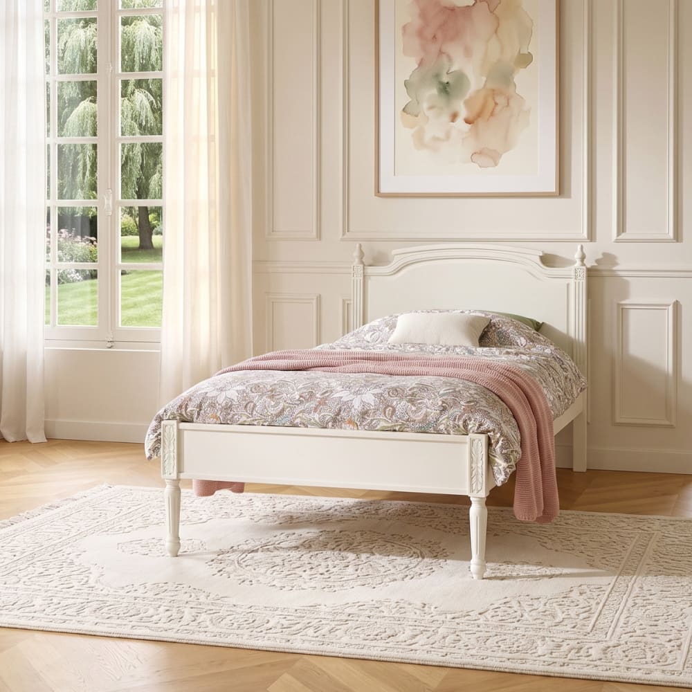 Lit 90x190 en acacia