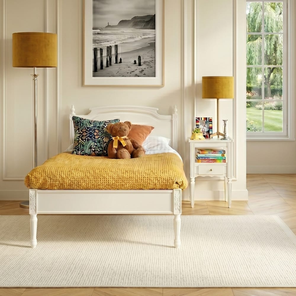 Lit 90x190 en acacia blanc - Maisons du Monde