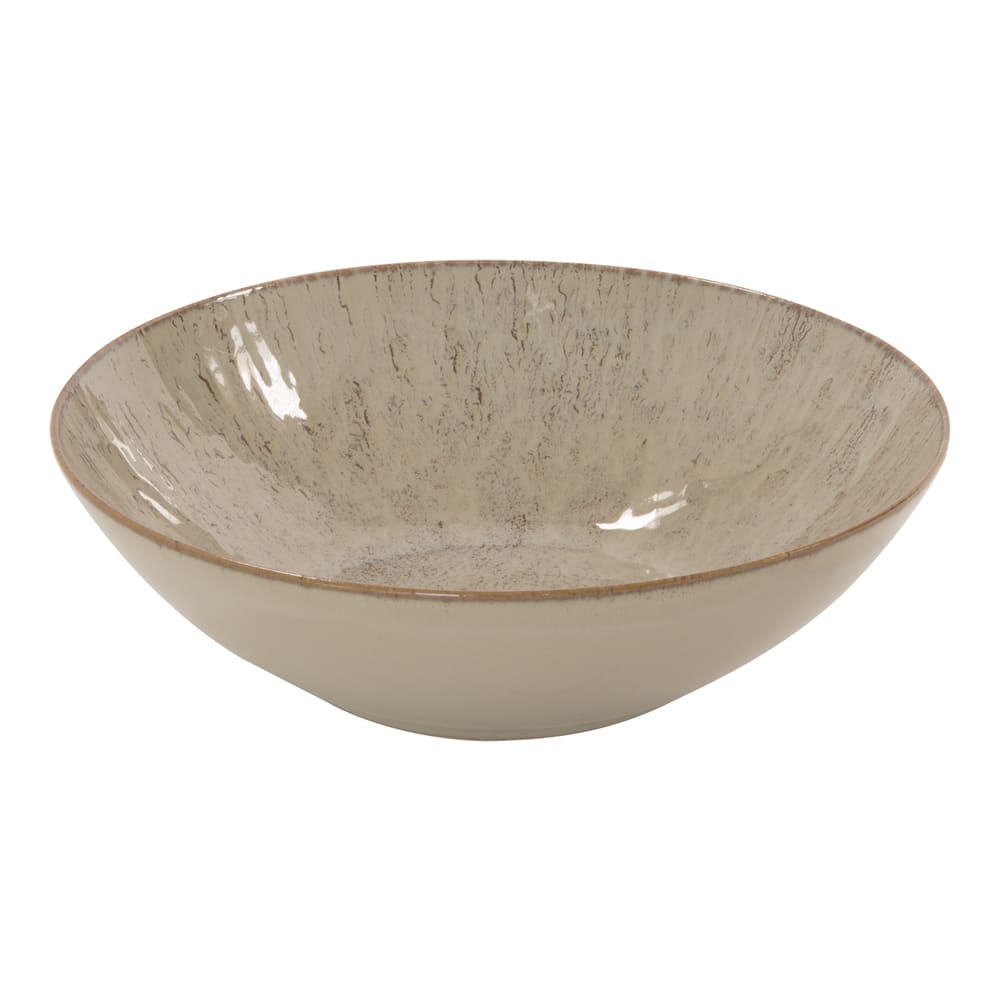 Saladier 24 cm beige en grès Saladier 24 cm beige en grès