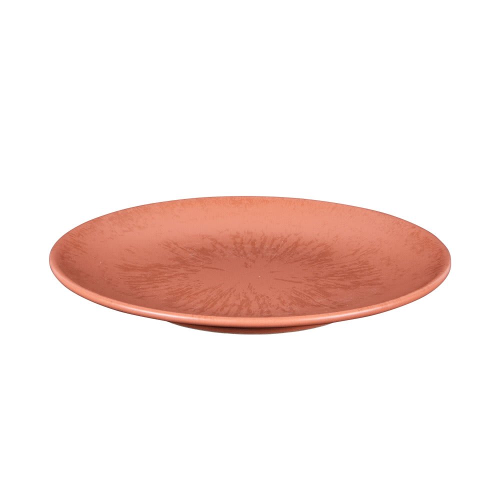 Lot de 6 assiettes à dessert terracotta en grès 21 cm - Maisons du Monde