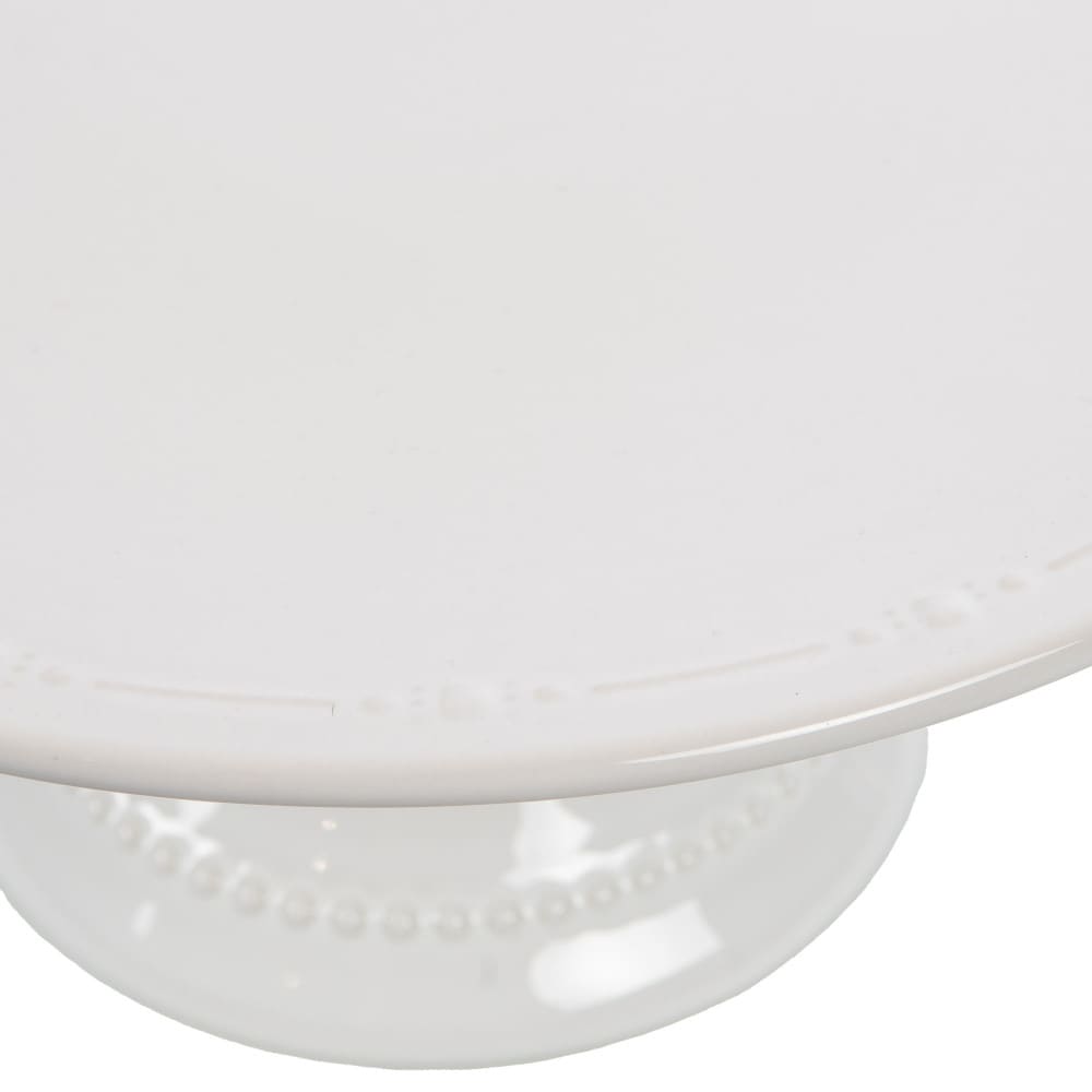 Présentoir à gâteau blanc en grès - Maisons du Monde