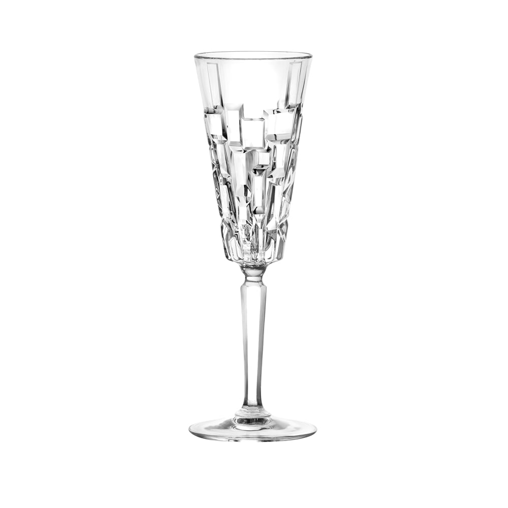 De 6 flûtes à champagne - cristal