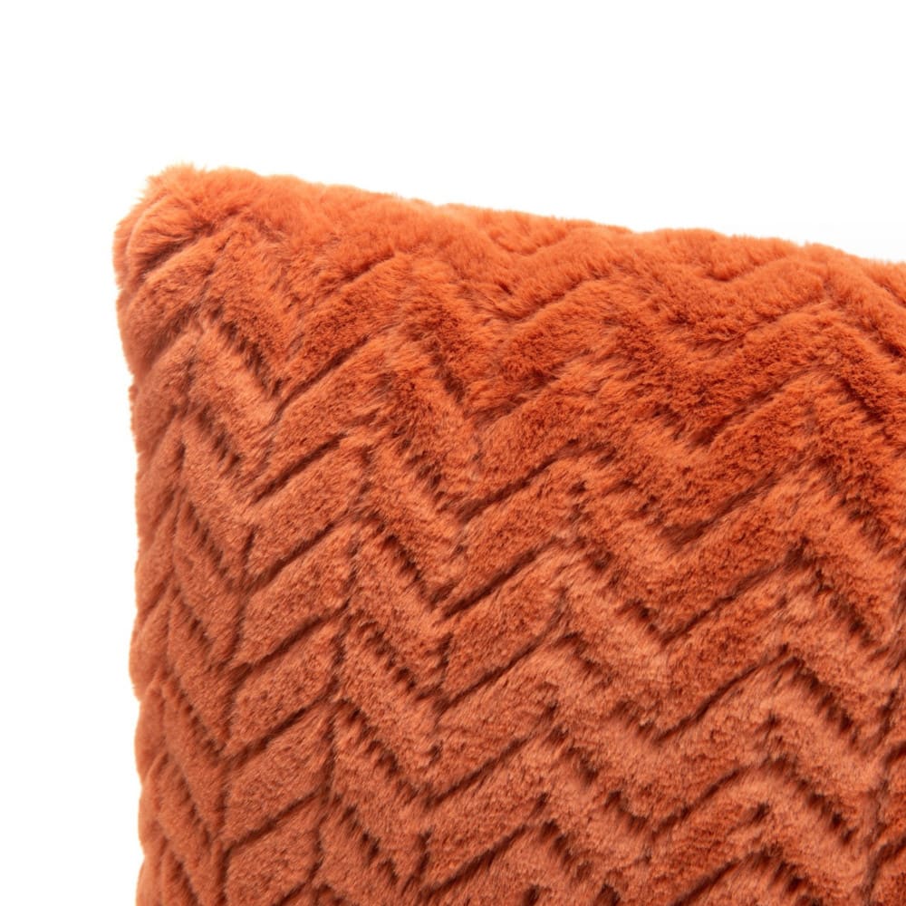Coussin 40x40 cm orange en polyester — vue 3