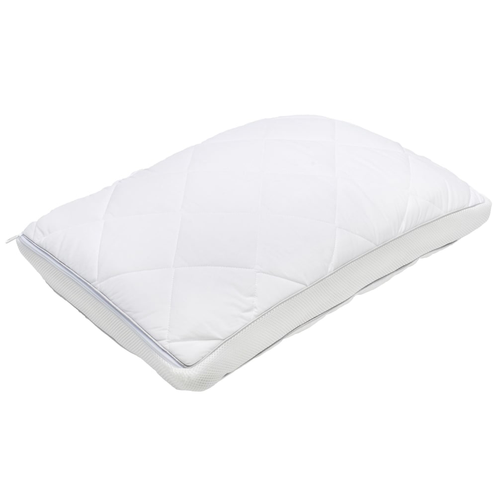 Oreiller ergonomique en coton blanc 40x60cm