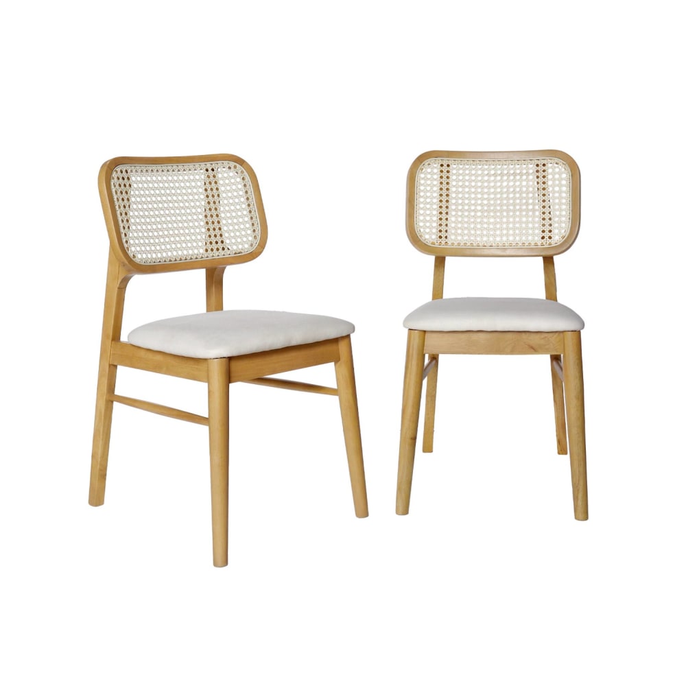 Lot de 2 chaises bois