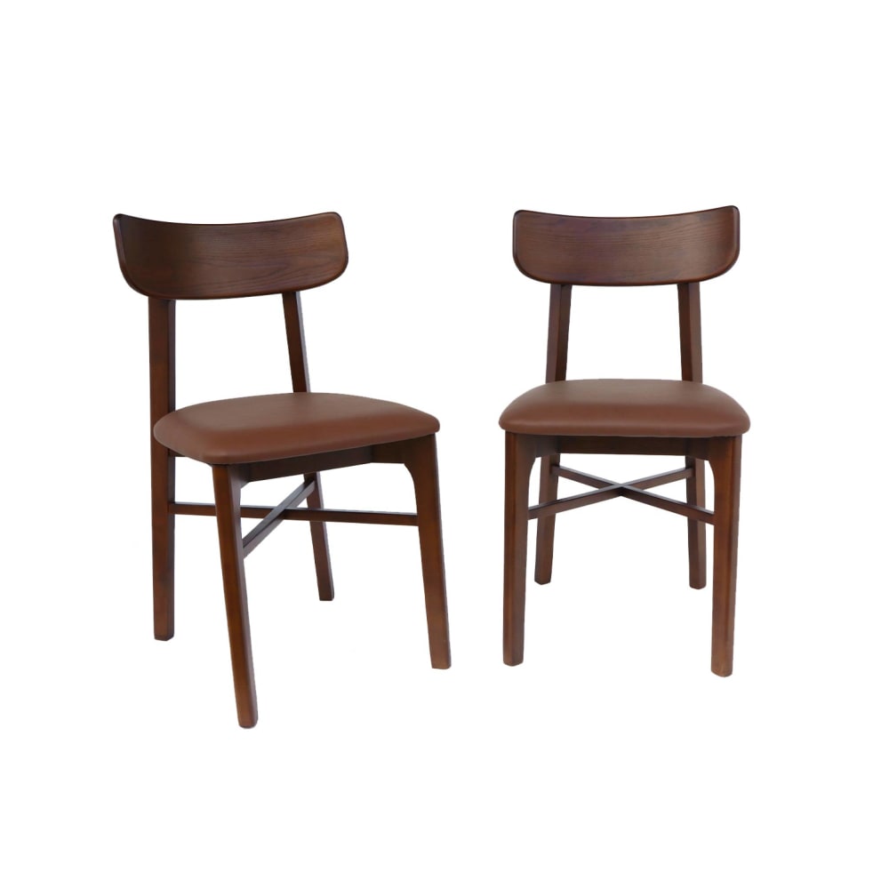 Lot de 2 chaises bois