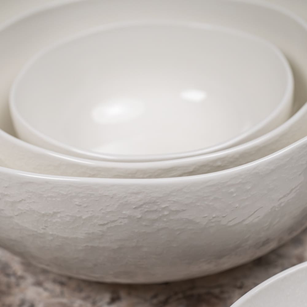 Saladier 18 cm blanc en porcelaine - Maisons du Monde