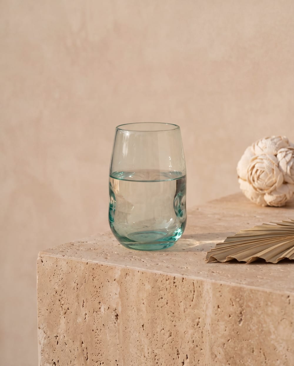 Gobelet en verre recyclé transparent 6x6x11 cm - Maisons du Monde