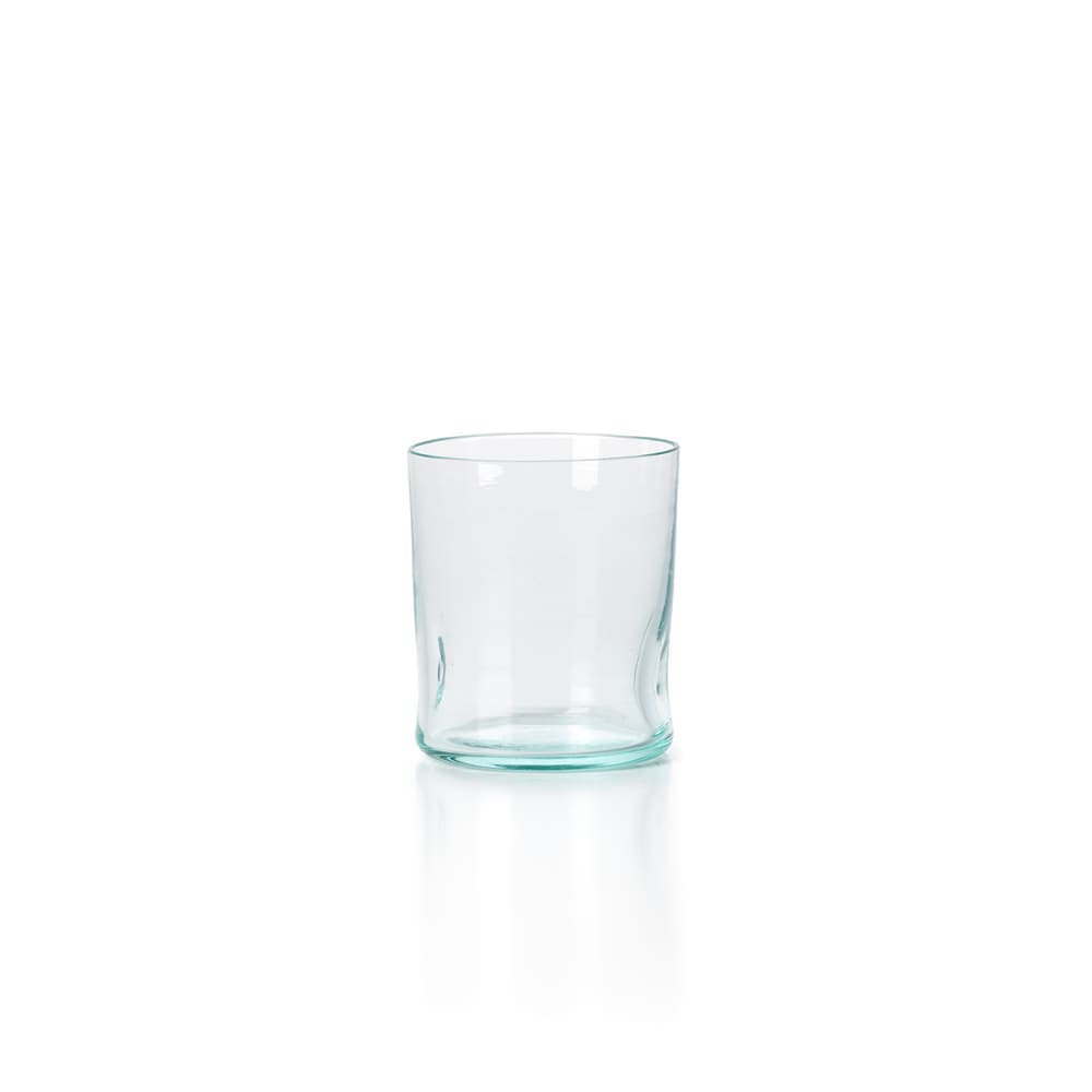 Bazar Bizar Verre à whisky en verre recyclé transparent 8x8x9 cm style bord de mer Beige