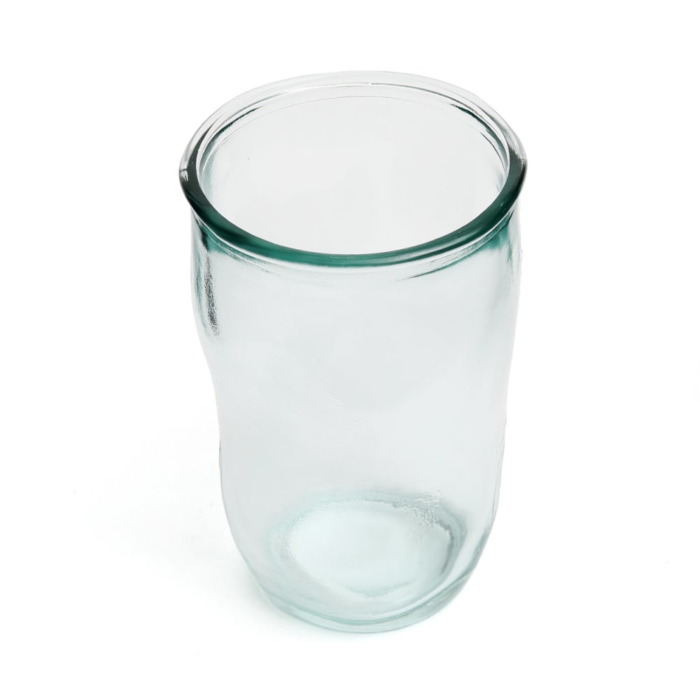 Verre verre recyclé bleu 8x8x13cm - Maisons du Monde