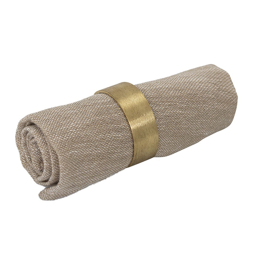 Anneau de serviette de table or laiton - Maisons du Monde