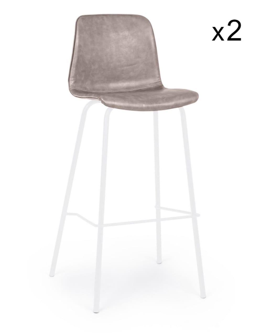 Ensemble de 2 tabourets