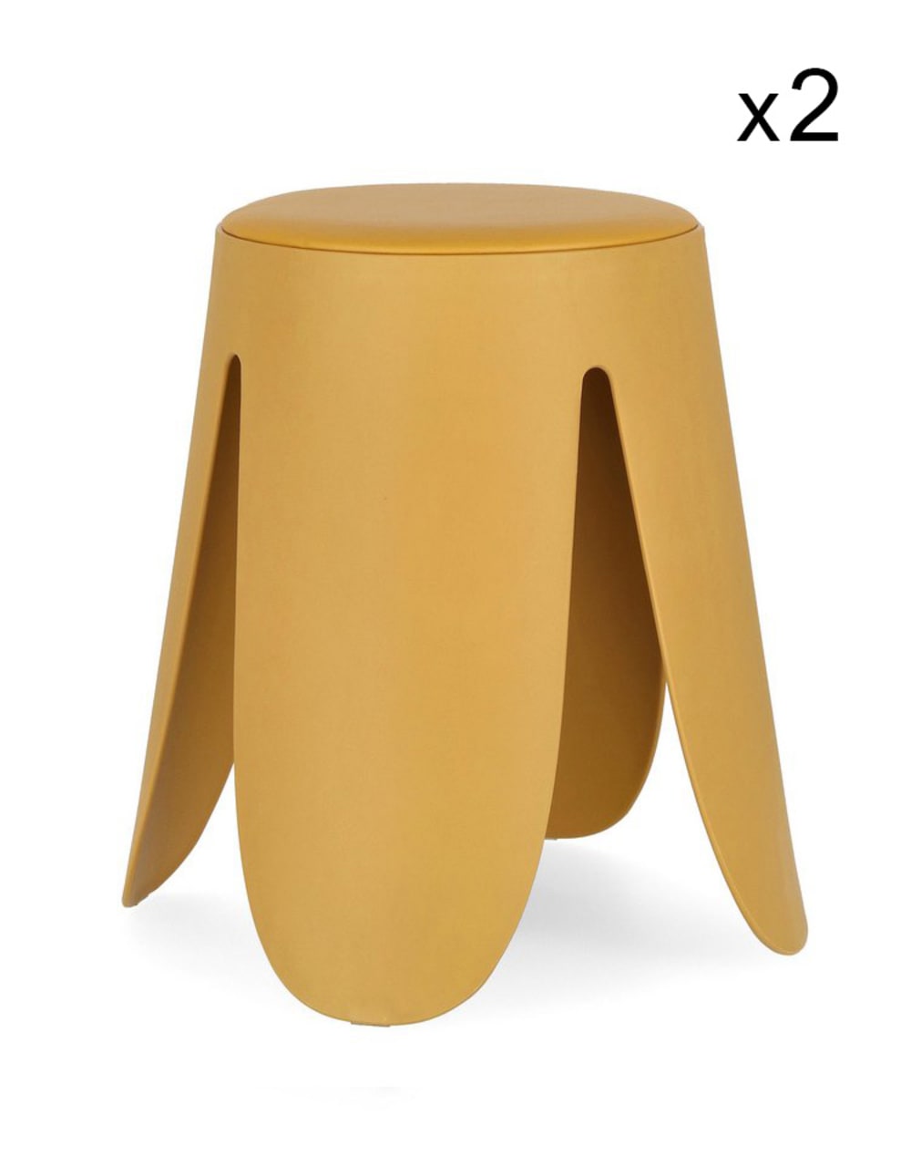 Lot de 2 tabourets en