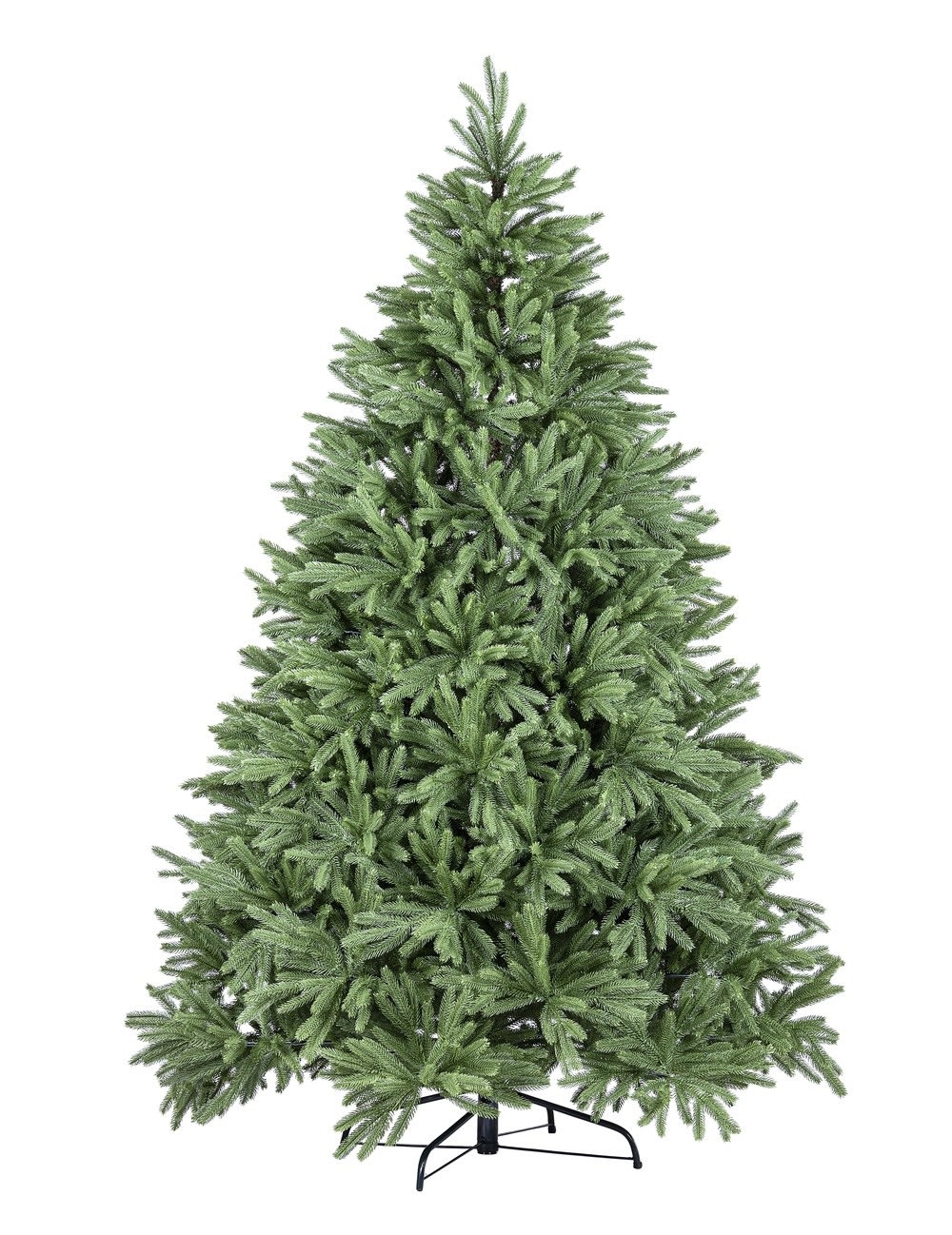 Bizzotto Weihnachtsbaum h270 Zweige 8150 PE Real Touch Effect + PVC Grün Pvc - Polyvinlychlorid