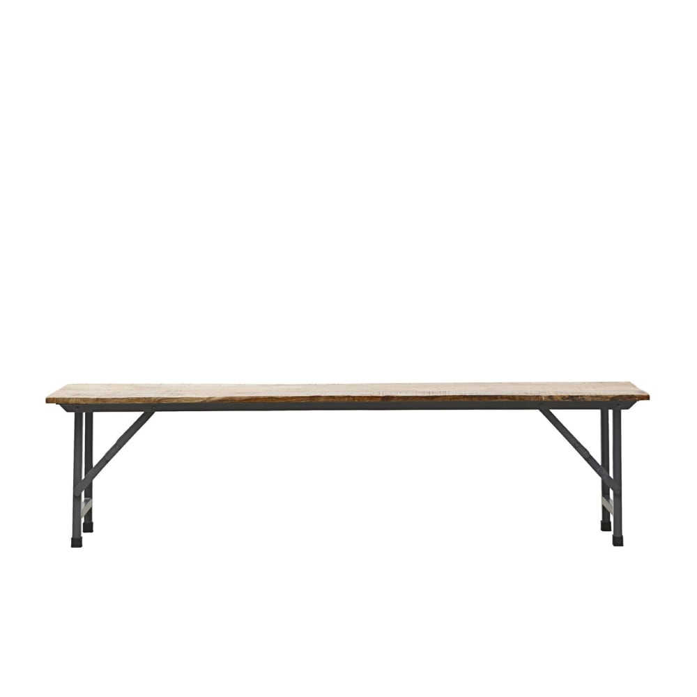 Banc pliant 3 pl en bois clair Banc pliant 3 pl en bois clair