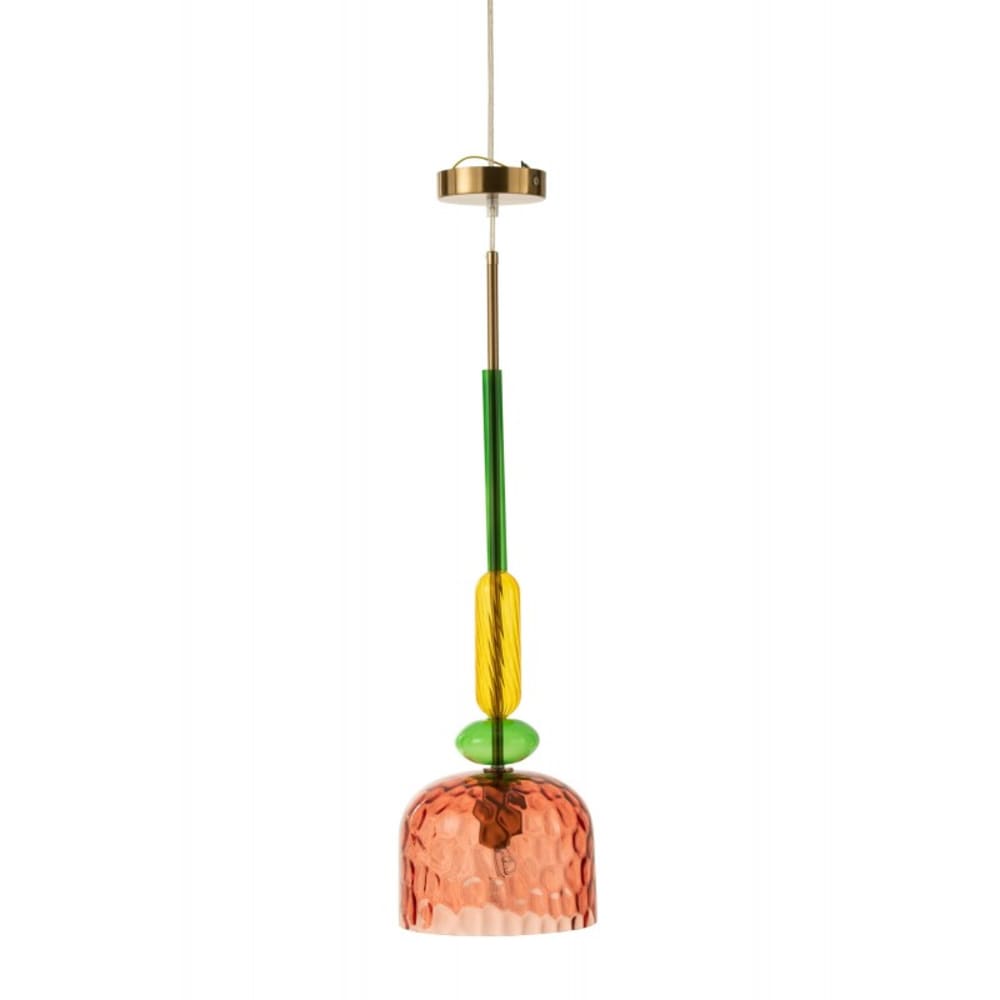 Suspension en verre multicouleur 20x20x190 cm
