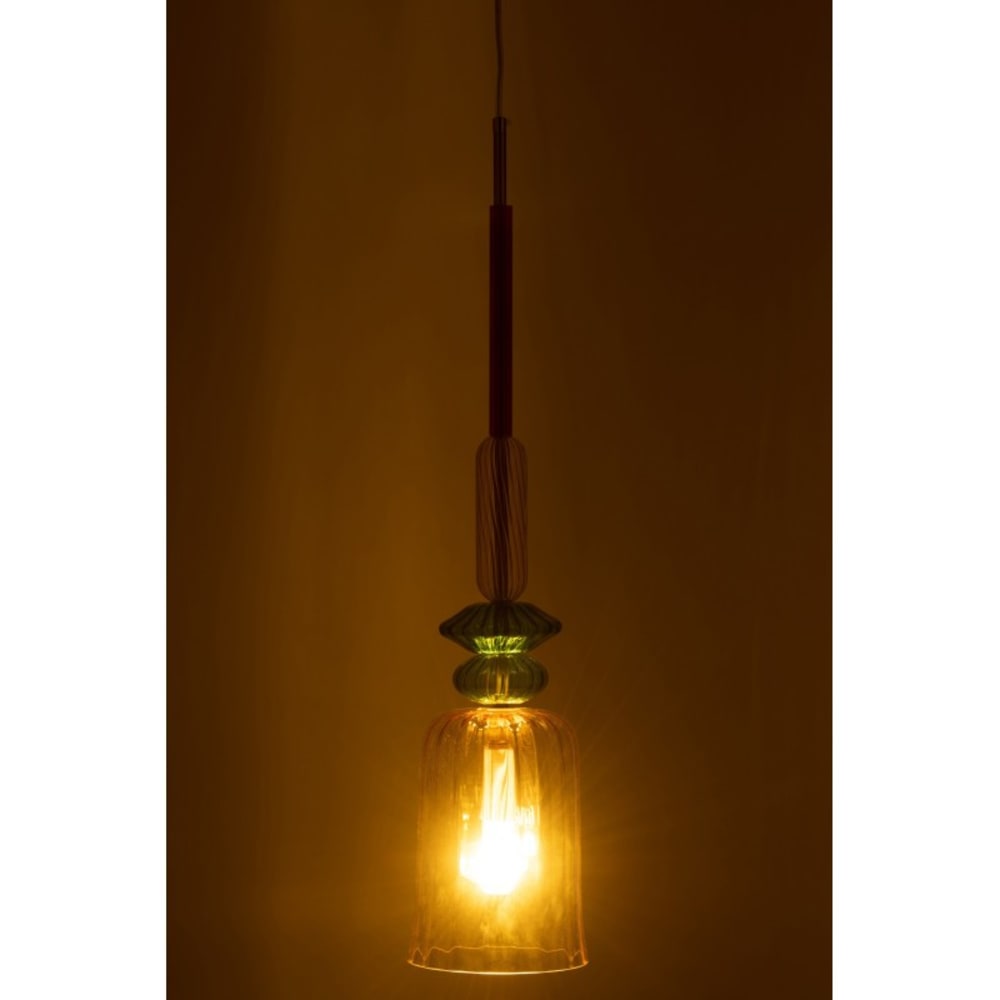 Suspension en verre multicouleur 16x16x160 cm — vue 4