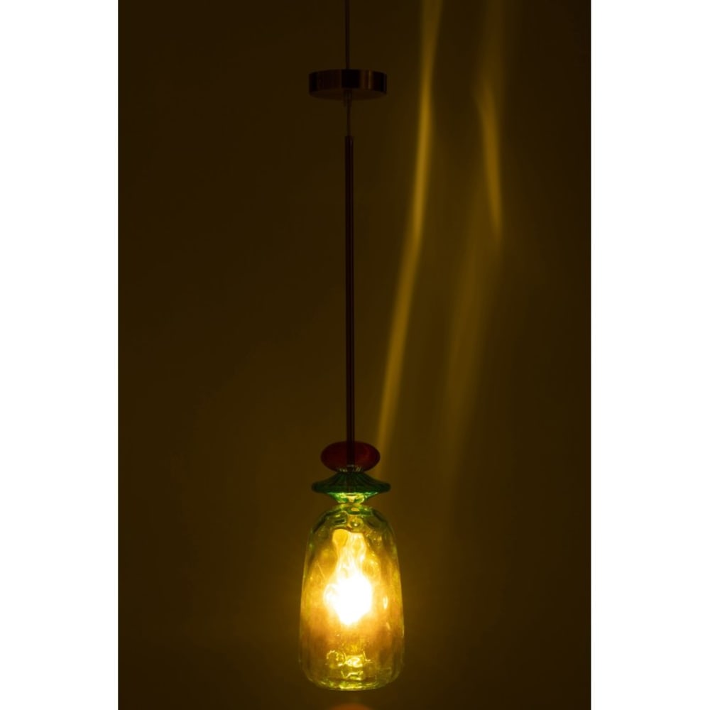 Suspension en verre multicouleur 15x15x160 cm — vue 4