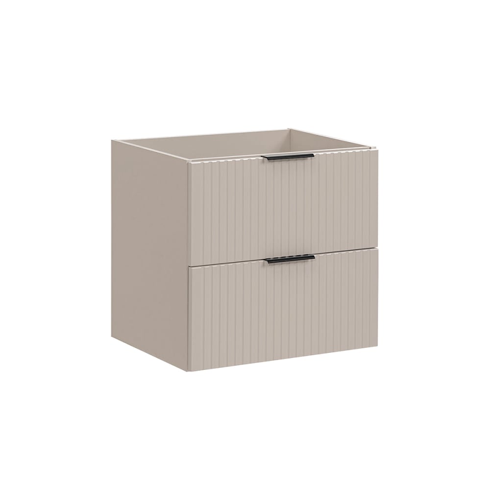 Meuble sous-vasque 60cm panneaux mélaminé et mdf beige
