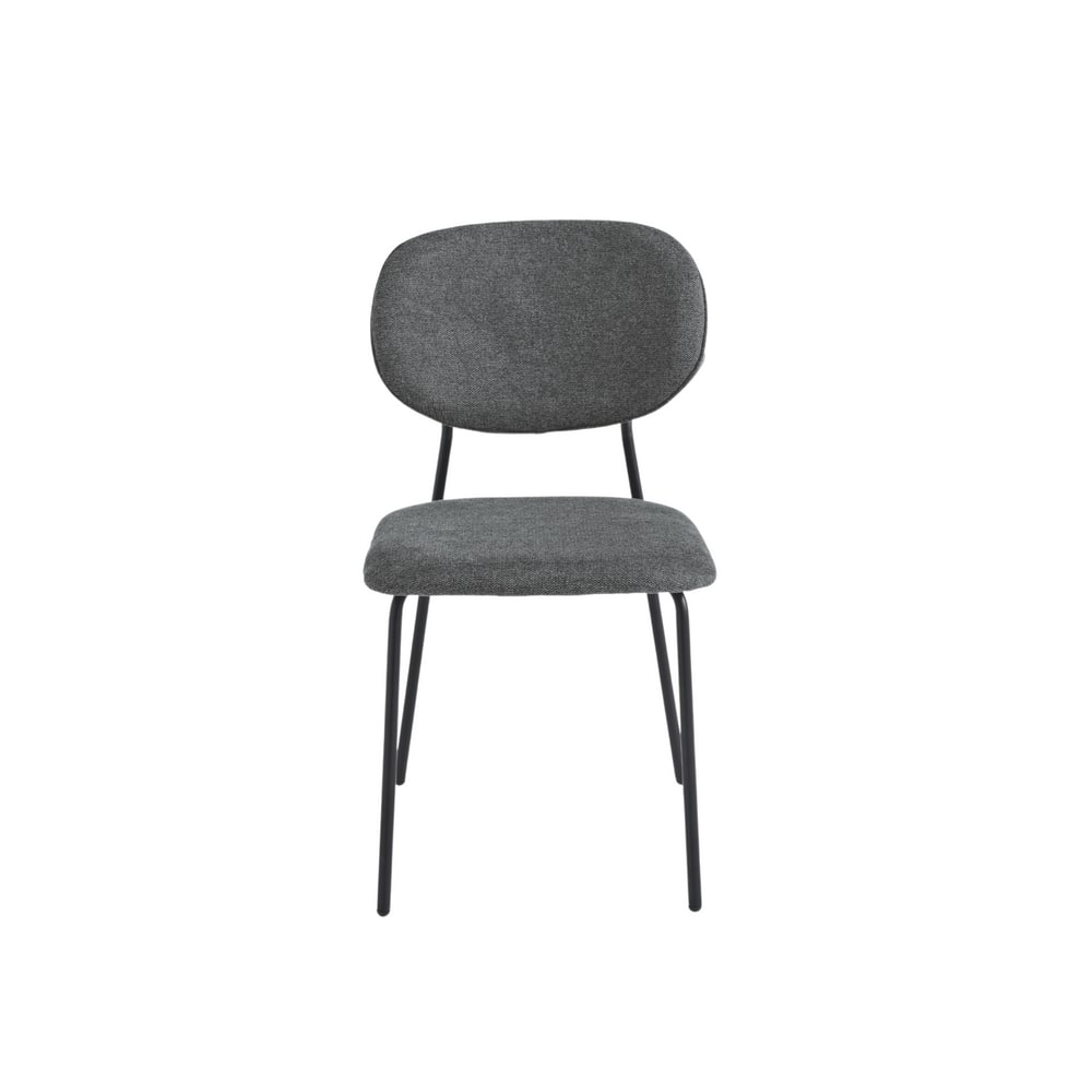 Lot de 2 chaises en tissu