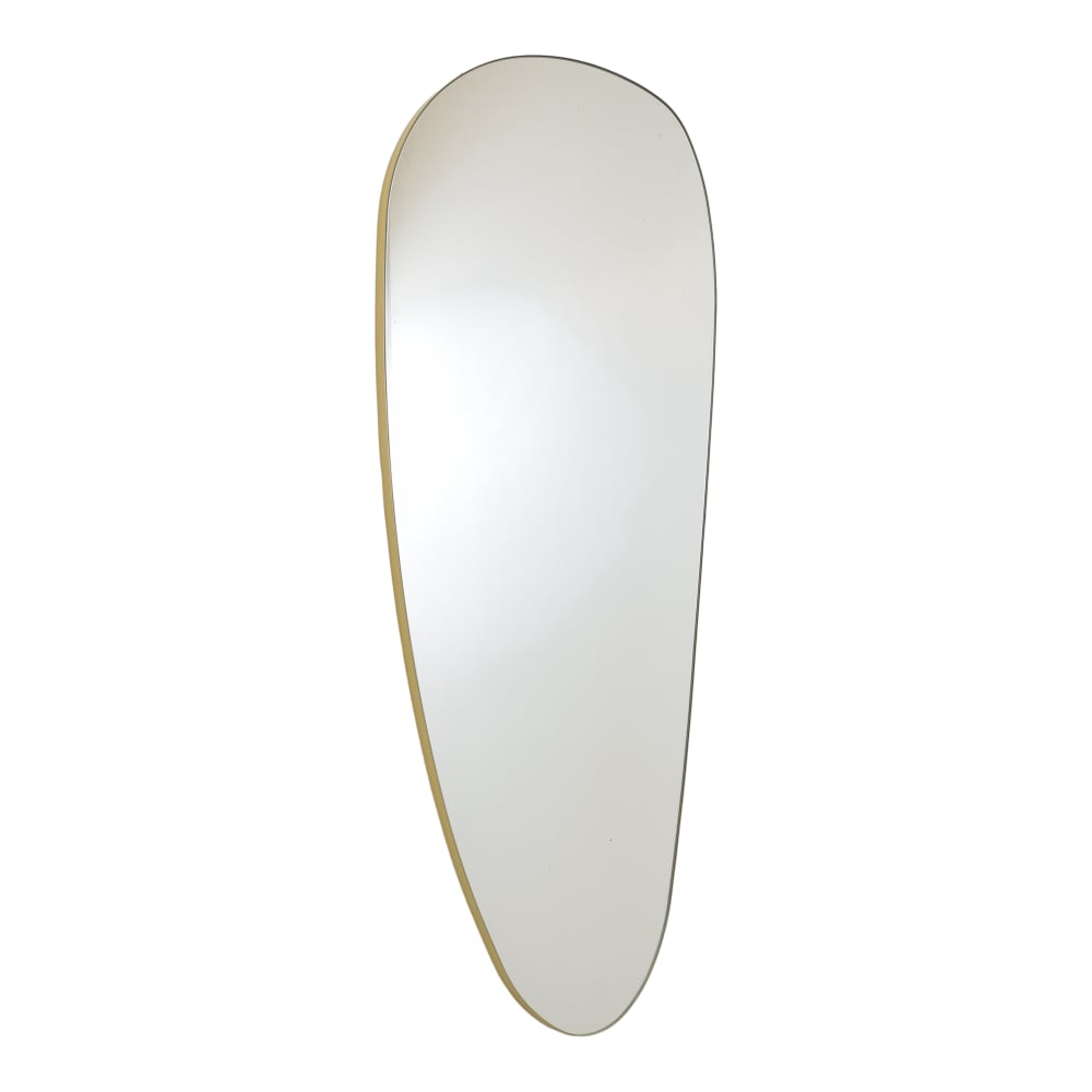 Fragix Organic Spiegel aus Metall, 120x50 cm, Gold Gold Metall