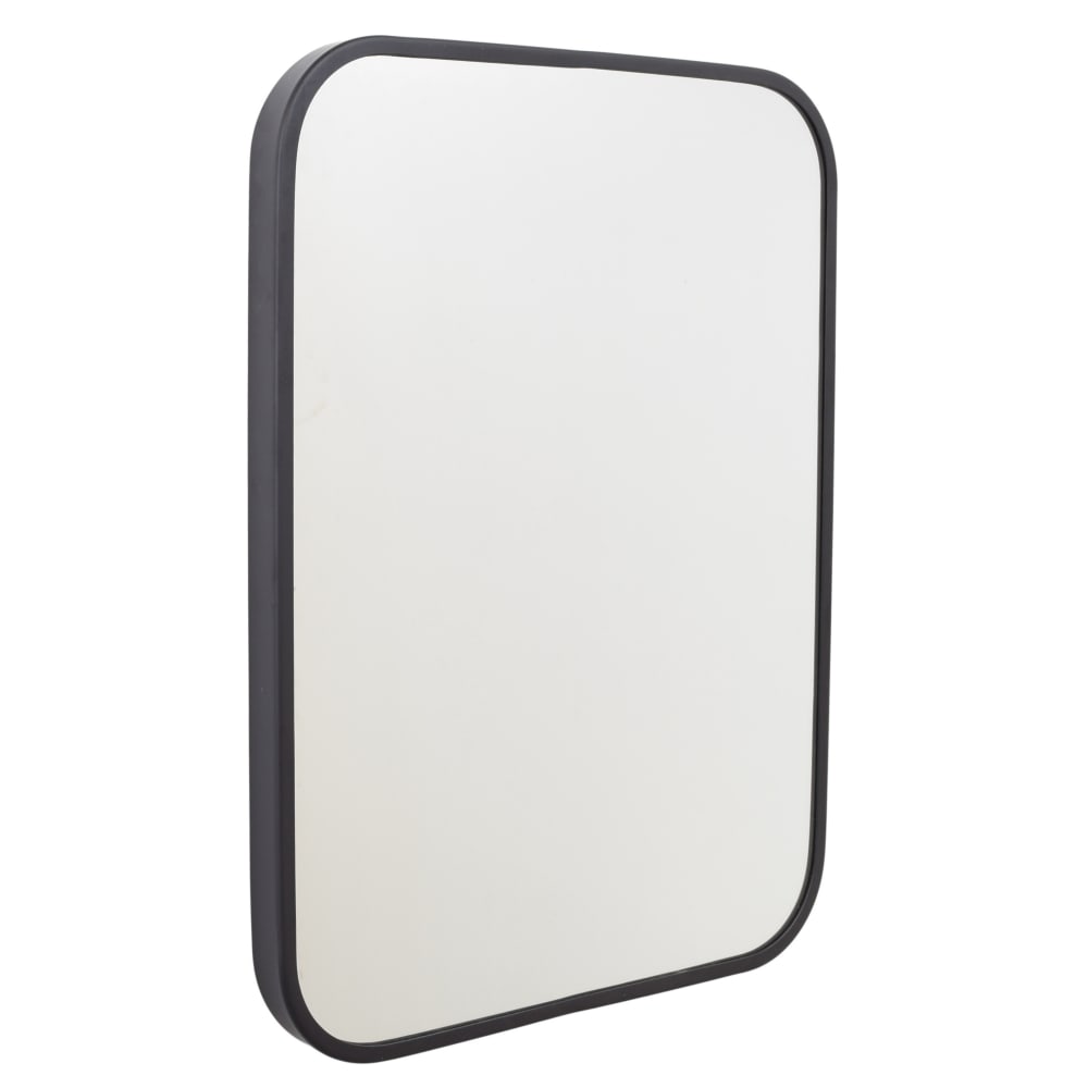 LOFT42 Spiegel aus Metall, 61x45 cm, Schwarz Schwarz Metall