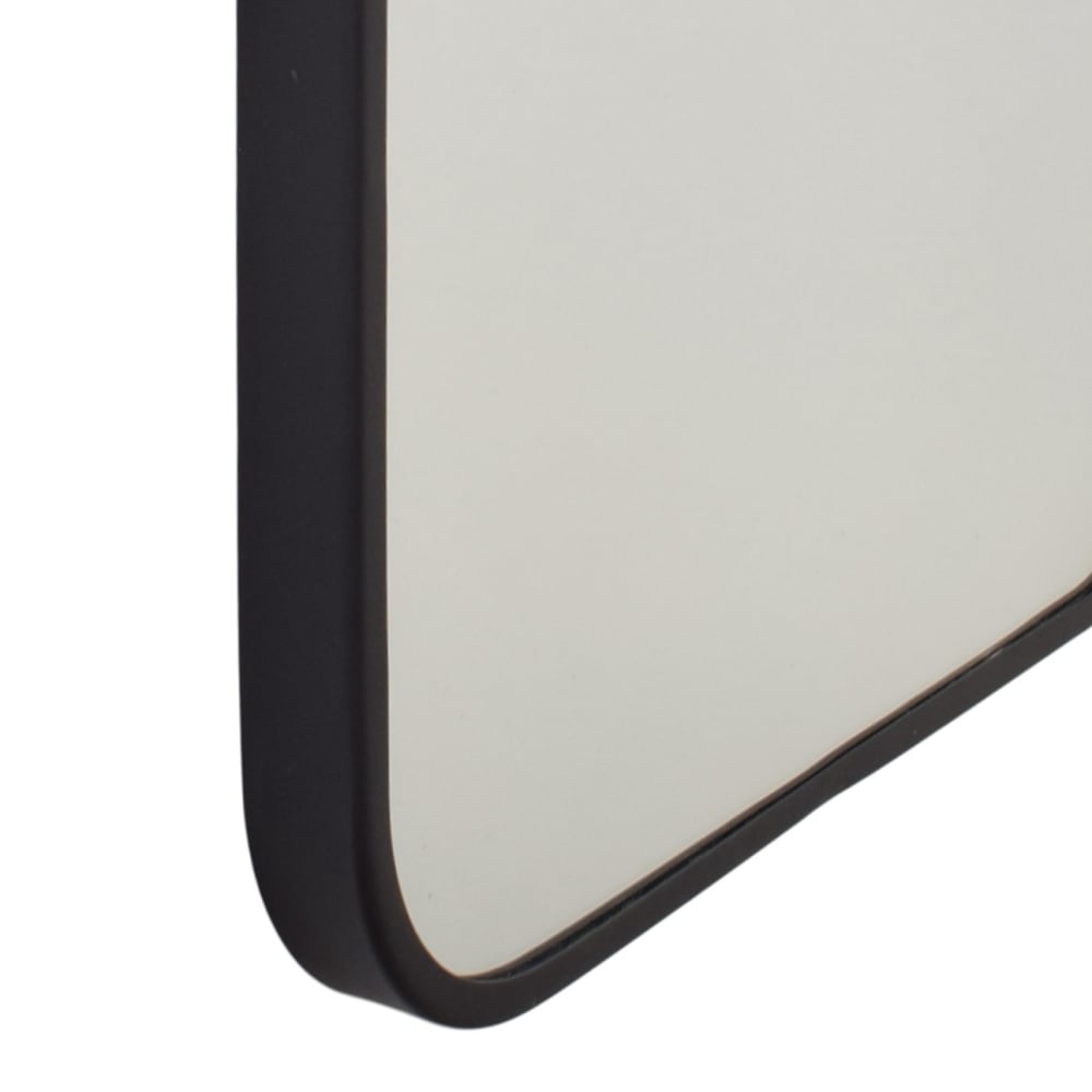 Spiegel aus Metall, 61x45 cm, Schwarz - Maisons Du Monde