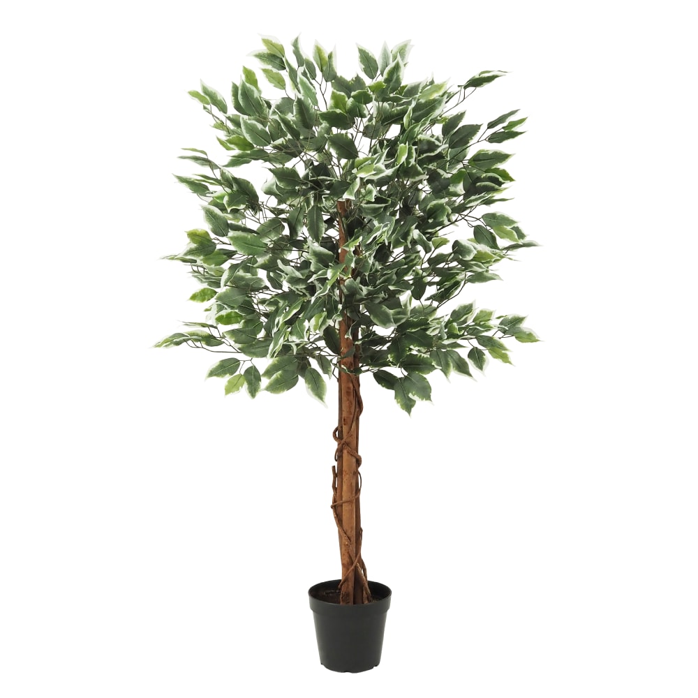 Ficus artificiel panaché 588 feuilles 120cm - Maisons du Monde