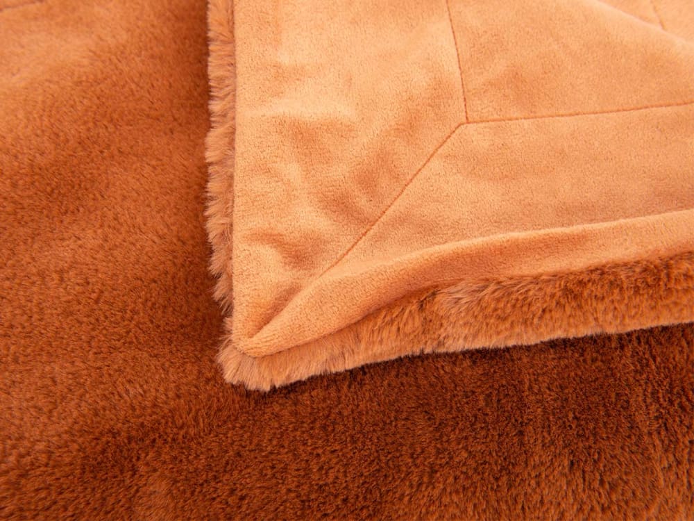 Plaid   écureuil 130x170 cm orange en polyester
