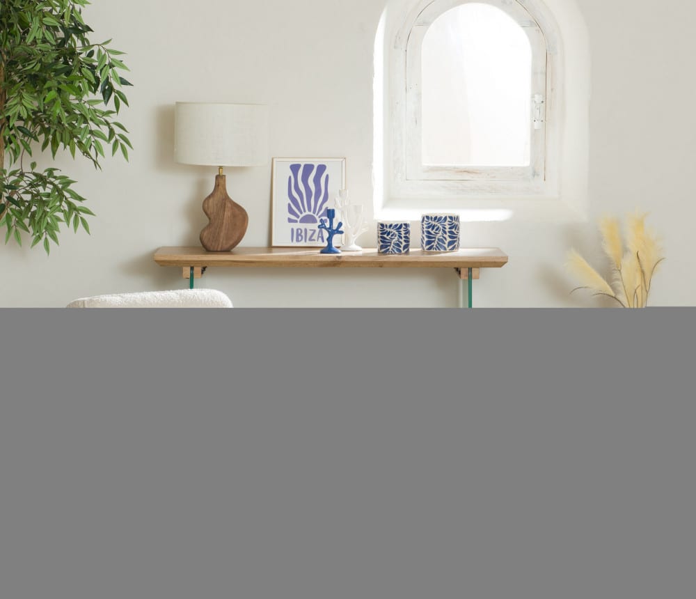 Dame Jeanne 34 L bleu en verre - Maisons du Monde