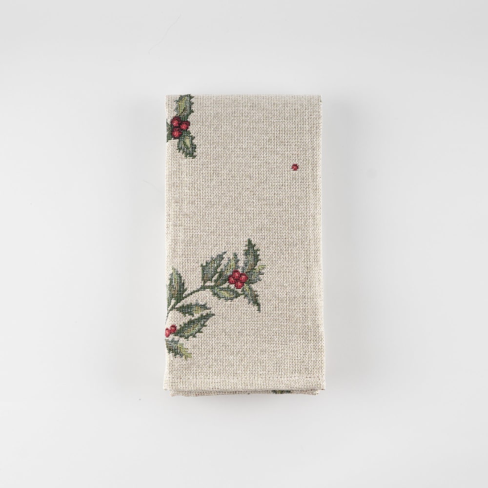 Lot de 2 serviettes jacquard multicolore 45x45cm