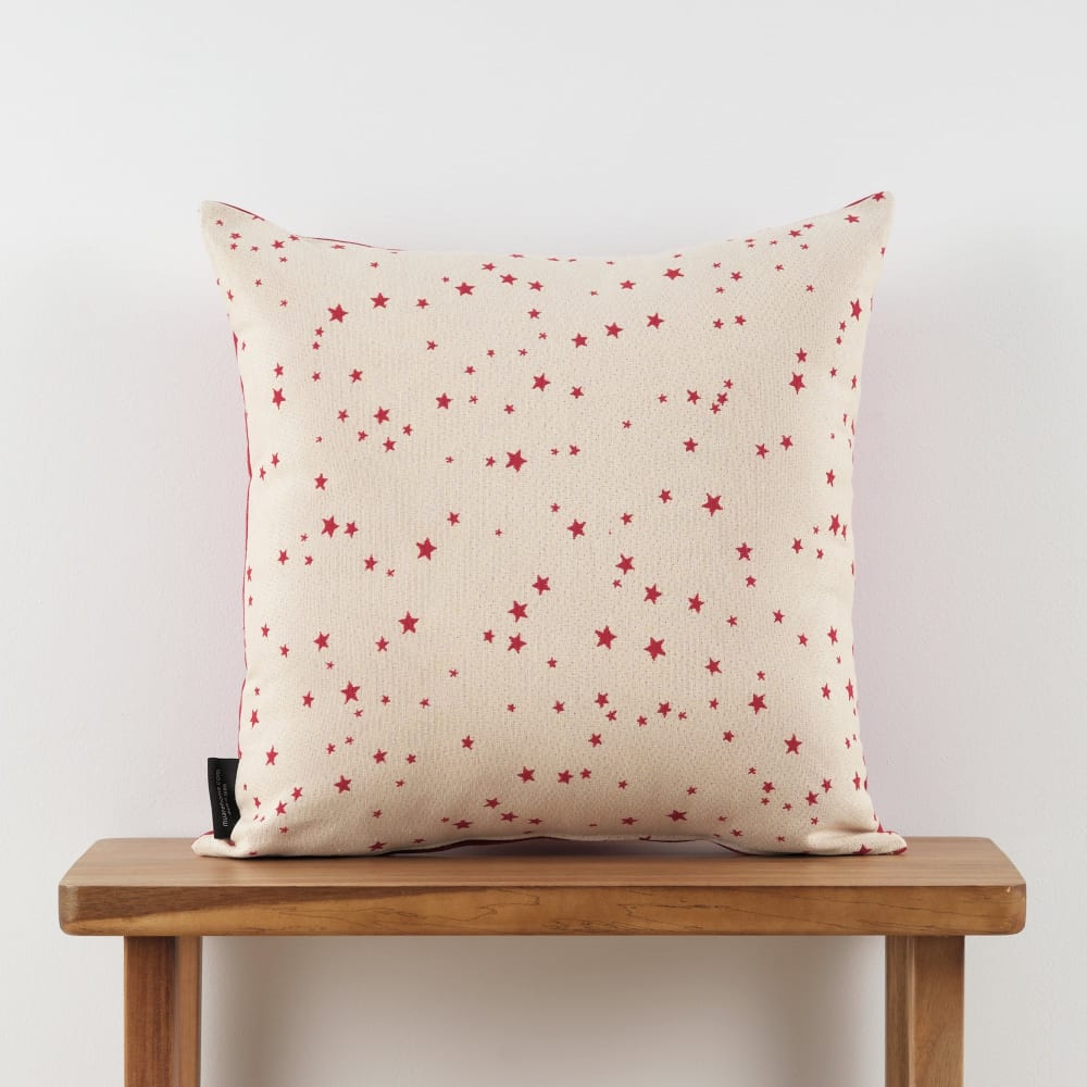 Muare Home Housse de coussin jacquard réversible multicolore 45x45cm - Coton