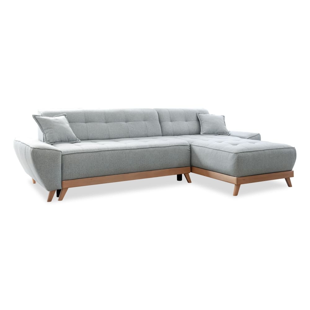 Canapé d'angle 4pl convertible, - clair