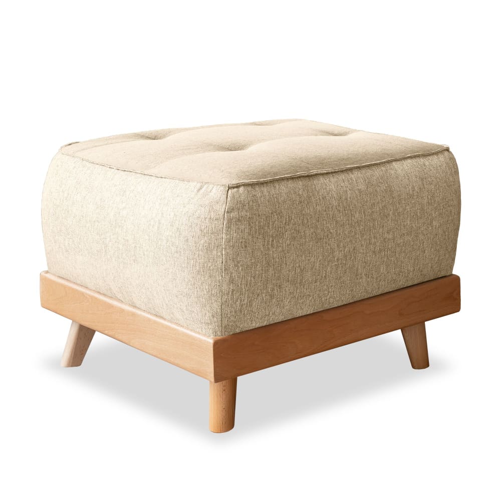 pouf, 42x56x56cm, beige