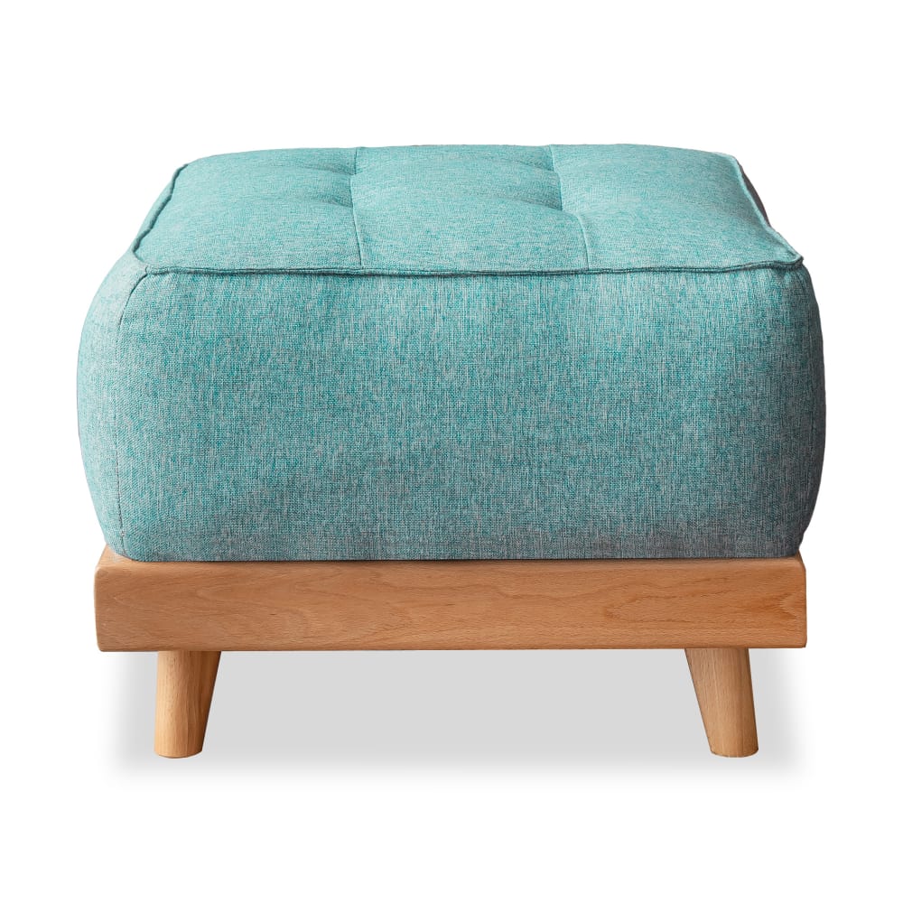 Pouf, 42x56x56cm, turquoise
