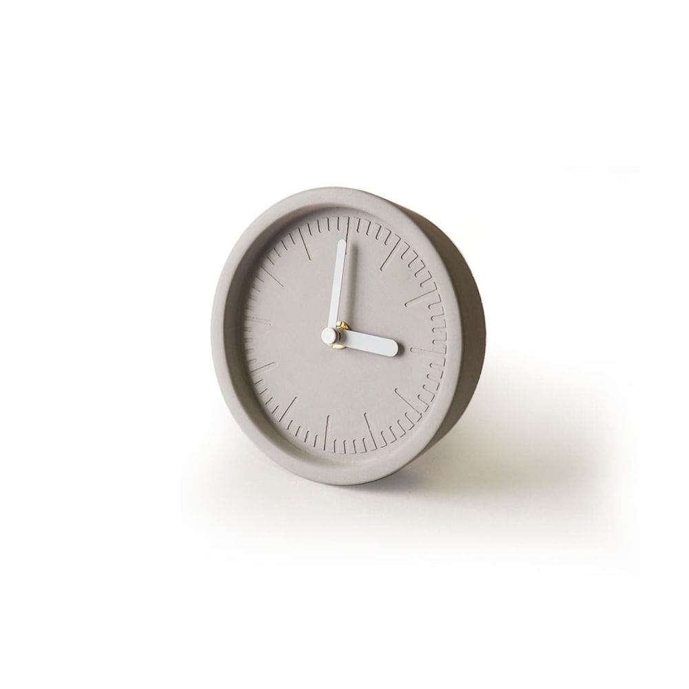 Gone's Horloge béton naturel Gris