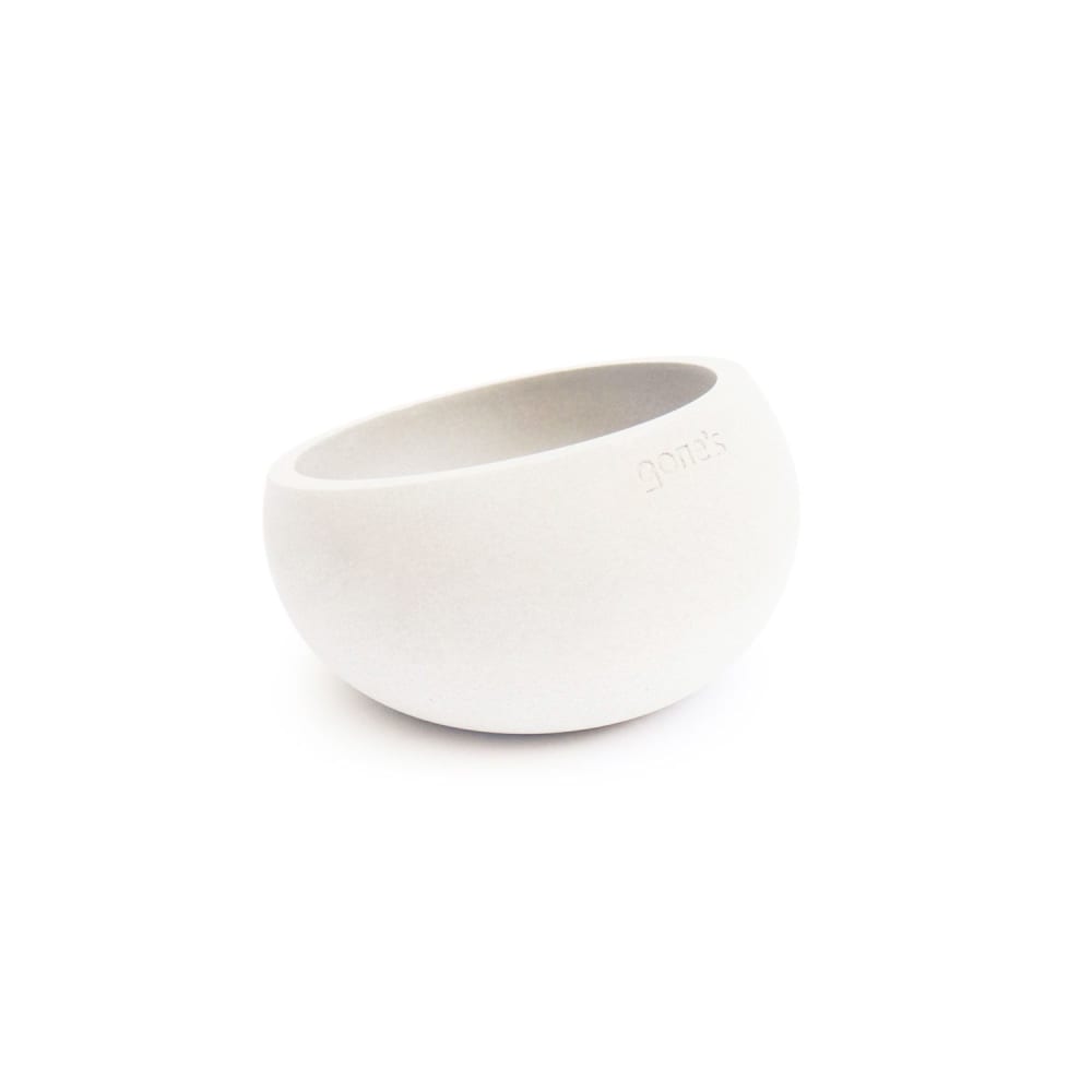 Lot de 3 photophores béton blanc — vue 4