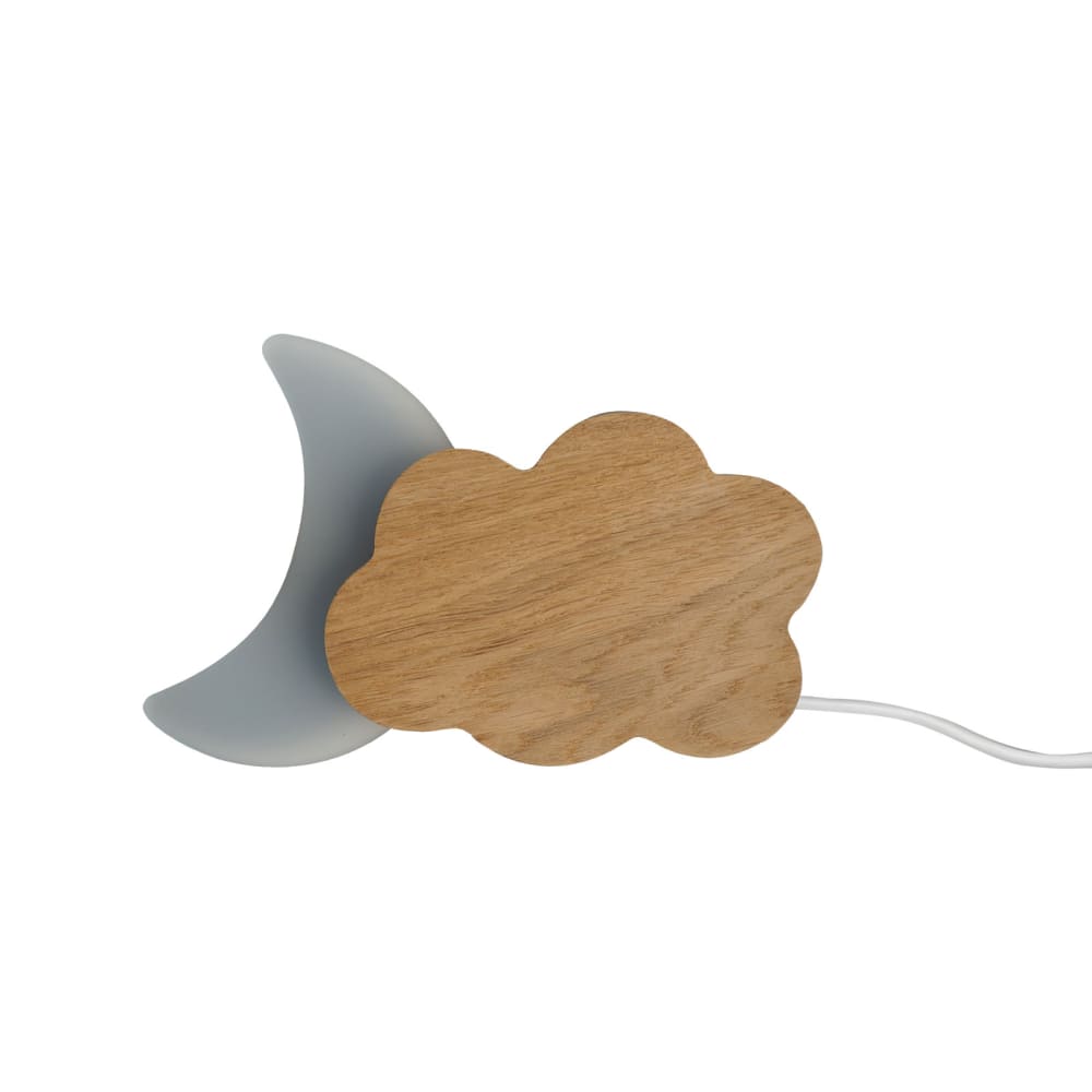 Gone's - Veilleuse lune en bois et plexiglas
